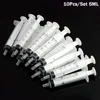 5ML Nutrient Mini Plastic Syringes Without Needle Measuring Analyze Disposable Hydroponic Pet Feeding Syringe 5ML OPP 10Pcs/Set 1