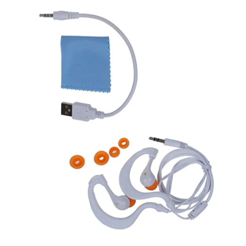 Waterproof IPX8 Clip MP3 Player FM Radio Stereo Sound Swimming Diving Surfing Cycling Sport Music Player with FM(C)