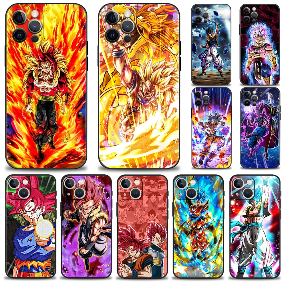 Style Cover For iPhone 13 Pro Max XR 8 Plus X 14 11 12 7 XS Mini 6S 5 6 SE2 SE2022 5S Fundas Hot Manga Dragon Ball iphone 13 mini flip case