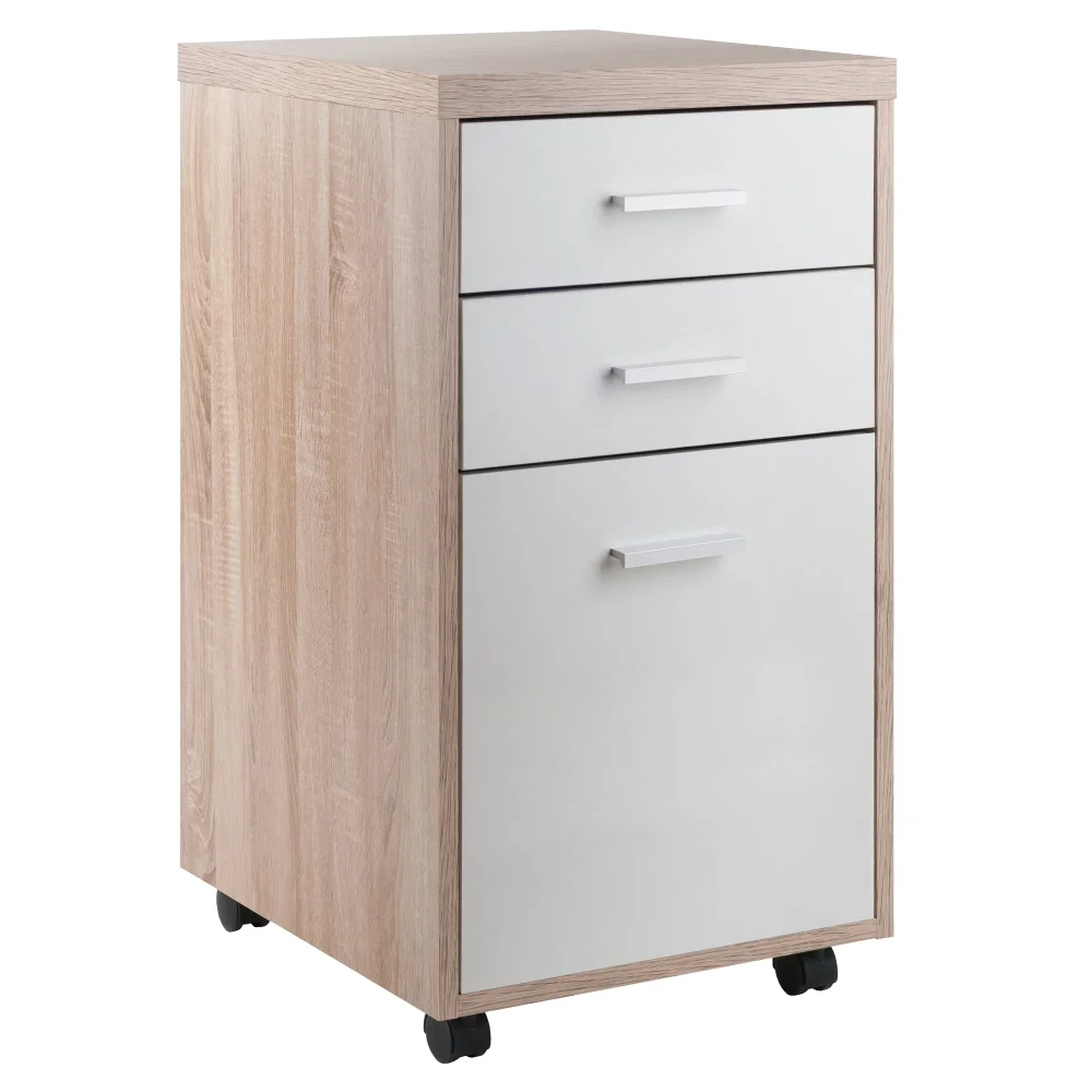 

Winsome Wood Kenner Home Office File Cabinet, Two-Tone Finish Cabinet for Books 15.75 X 18.39 X 29.25 Inches