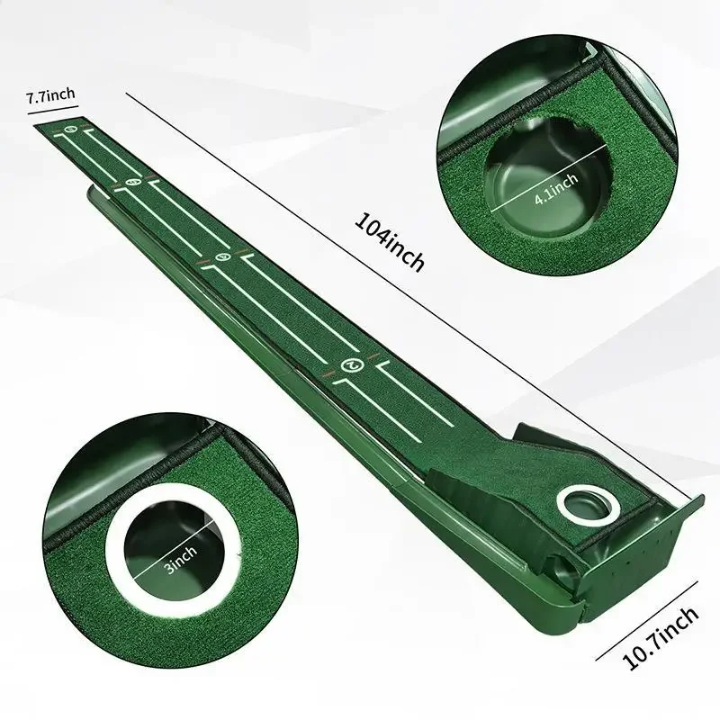 Mini Golf Green Putter Mat Portable Indoor and Outdoor Golf Practitioner PM015 5