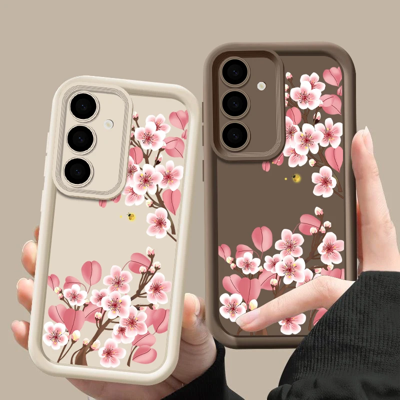 Peach Blossom Soft TPU Phone Case Cover