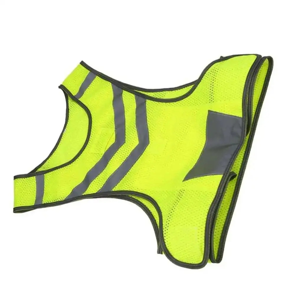 보관 가방 포함 반사 조끼 경량 야간 경고 반사 안전 재킷 방수 조절 가능