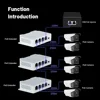 4 Port POE Extender 10/100Mbps 1 to 3 Network Switch Repeater with IEEE802.3af Plug&Play for PoE Switch NVR IP Camera AP 5