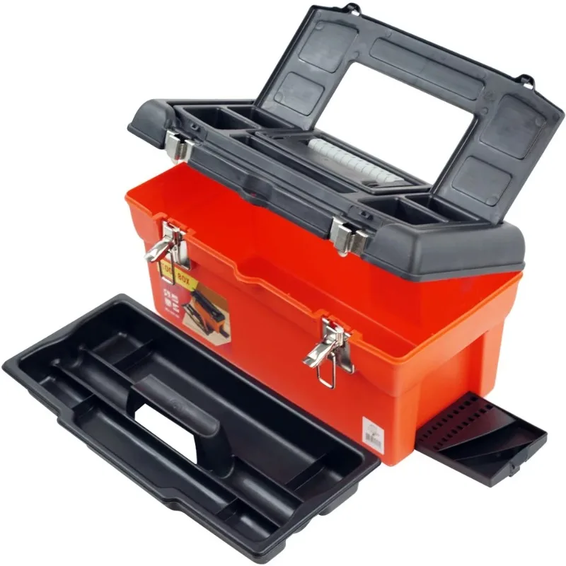 

16.5" Utility Tool Box - 7 Compartments & Tray by Stalwart organizer home organization storage boxes