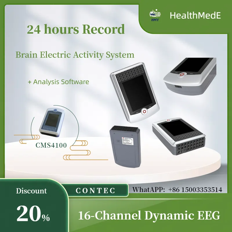 Medical Equipment CONTEC CMS4100 16 Channel 24H Dynamic EEG System eeg holter Monito