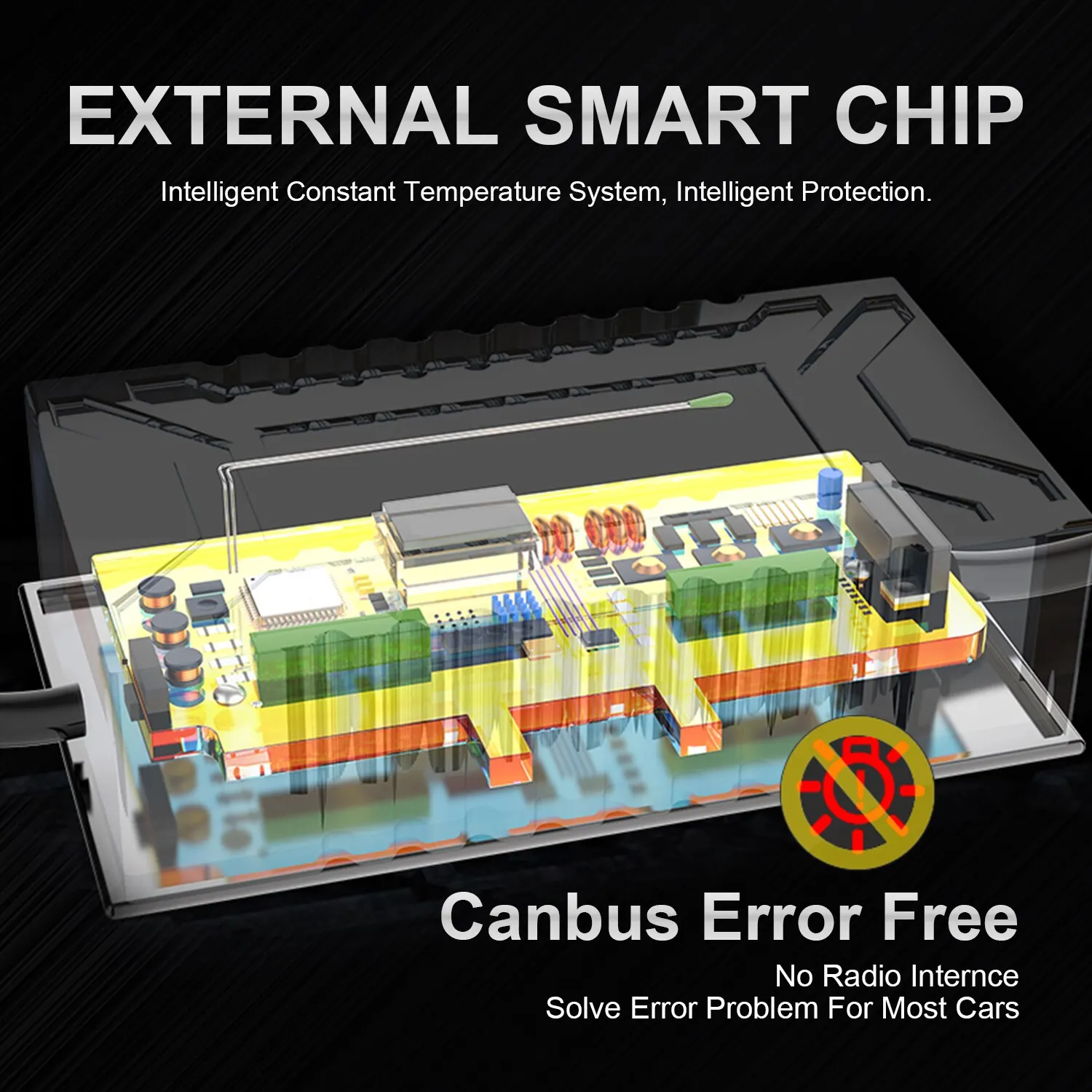 S35bfba68f8b04f72a1ef700f52d4564bD Y6D H4 LED Projector Headlight Projector Lens with Fan Cooling 90W Automobile Hi Lo Beam Bulb 12V, 6000K RHD, LHD Mallzona