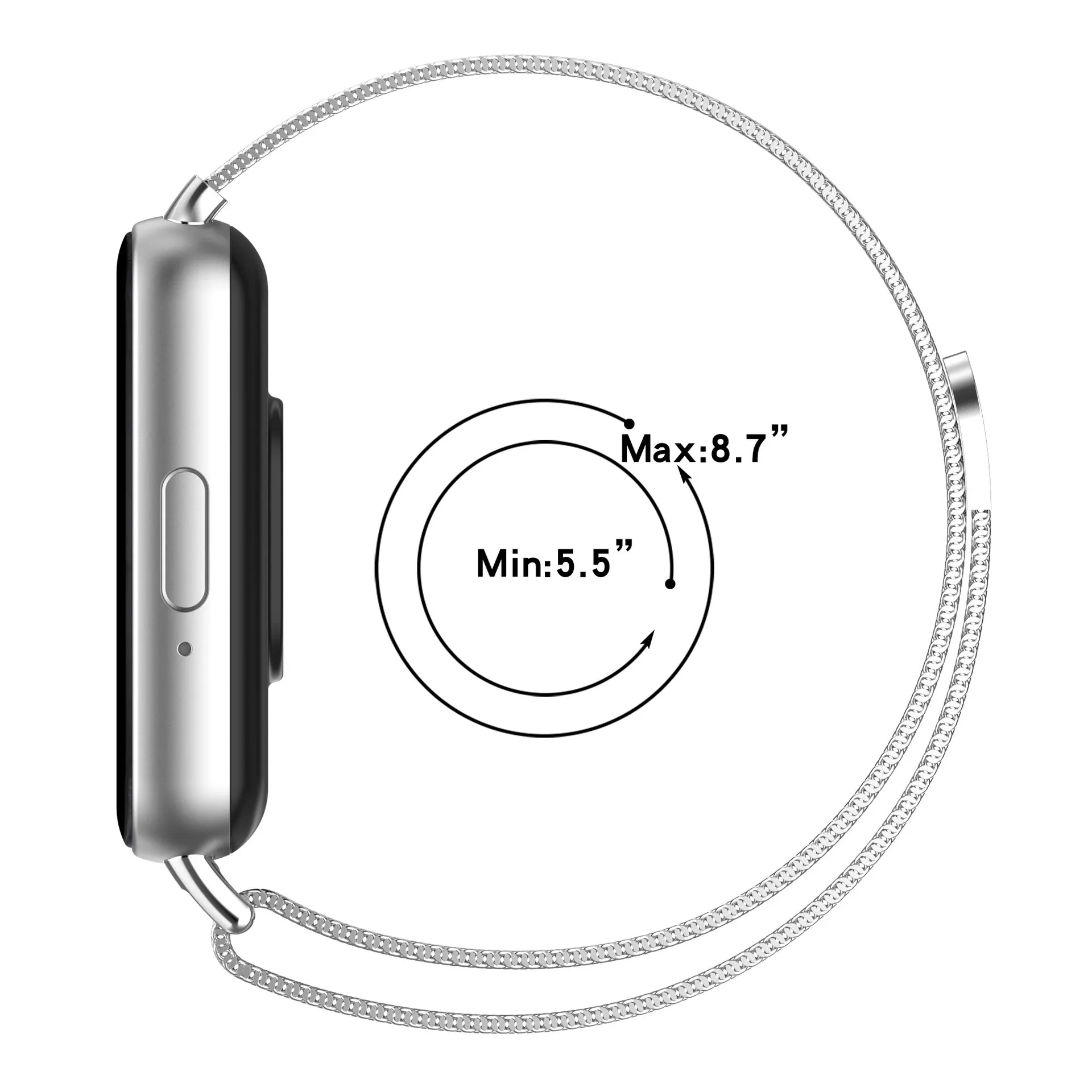 Milanese Loop Stainless Steel Magnetic Strap Bracelet
