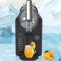 Machine à smoothies automatique 2-en-1 pour la maison, 2L, machine à crème glacée molle et à smoothies, 220V, machine à milkshake et à boissons glacées 5