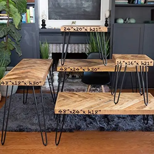 

Wood Chevron End Table (Bench) Heat press mini iron Small iron Iron Mini iron for clothes