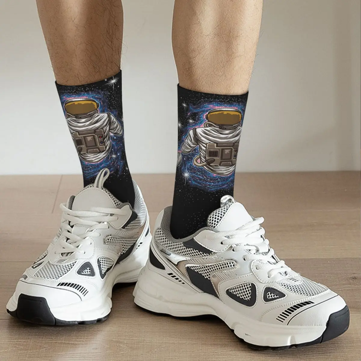 Astronaut Comes Through Space Galaxy Universe Adult Socks Unisex socks,men Socks women Socks