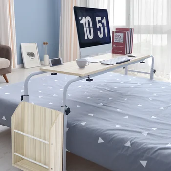 Over Bed Table with Wheels Rolling Laptop for Recliner Mobile Computer Desk Standing Workstation Laptop Cart with Heavy