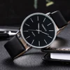 Luxury Women Watches 2023 New Stylish Silver Minimalist Business Ladies Quartz Watch Breathable Leather Steel Clock Reloj Mujer 3