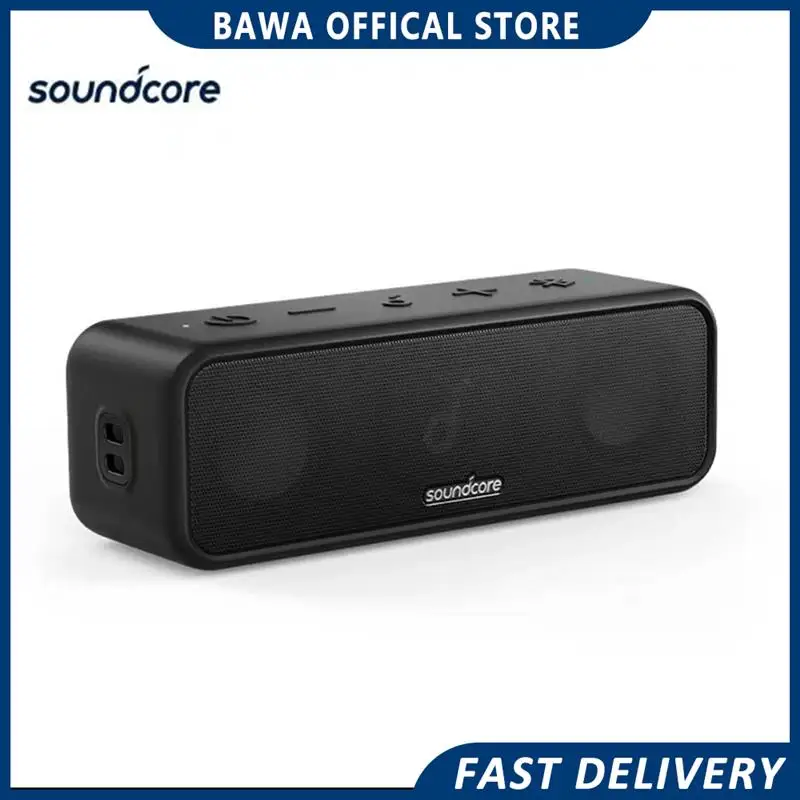 

2023 New Soundcore 3 Speaker Wireless Bluetooth Sound Pure Titanium Diaphragm Driver Home Bassup Stereo Technology Speakers Gift