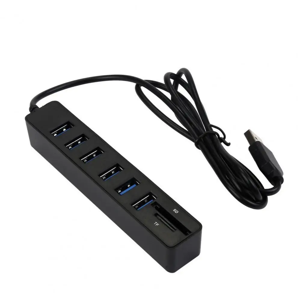 Comoda Stazione Adattatore Usb Hub Usb Leggero Plug And Play Card Reader Convertitore Hub Dati Sd/Tf