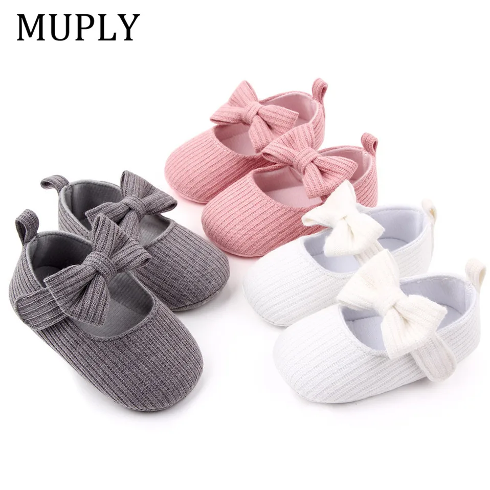 LovelyNewbornBabyInfantGirlCribShoesSoftSolePrewalkersAnti