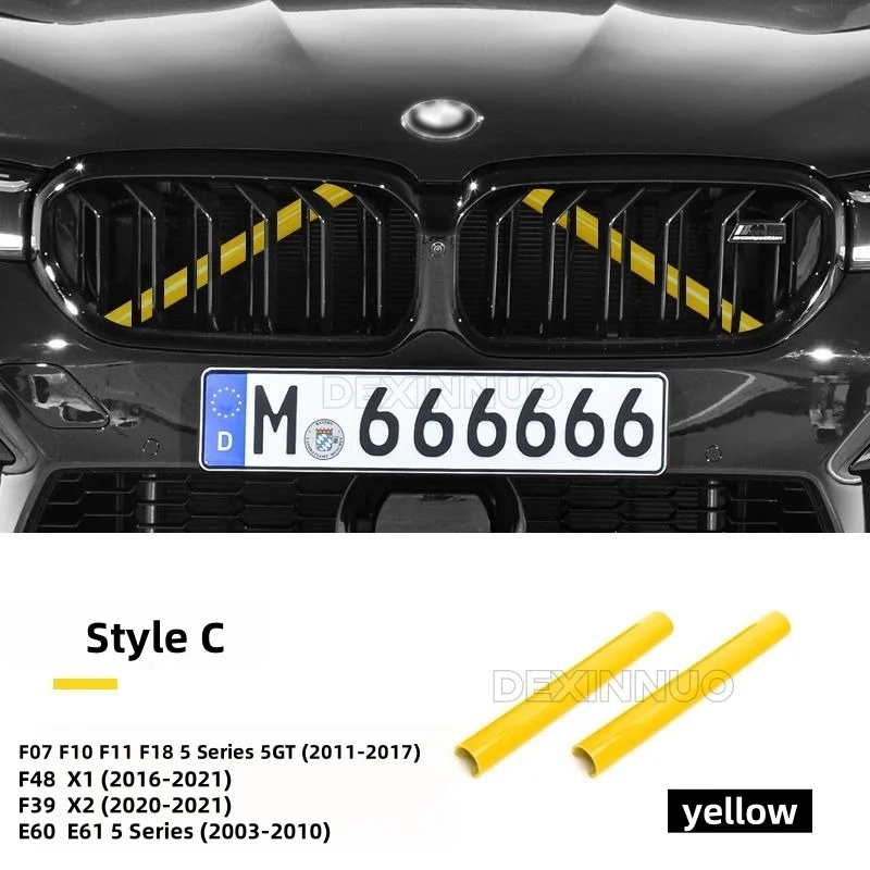 Sleek Automotive Front Grille Trim Strips