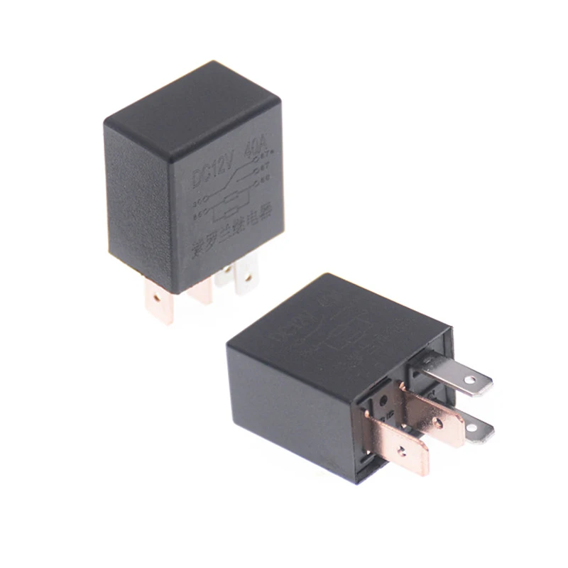 

DC 12V 40A Rated Current 1NO 1NC SPDT 4/5 Pins Car Automotive Alarm Relay 40 Amp