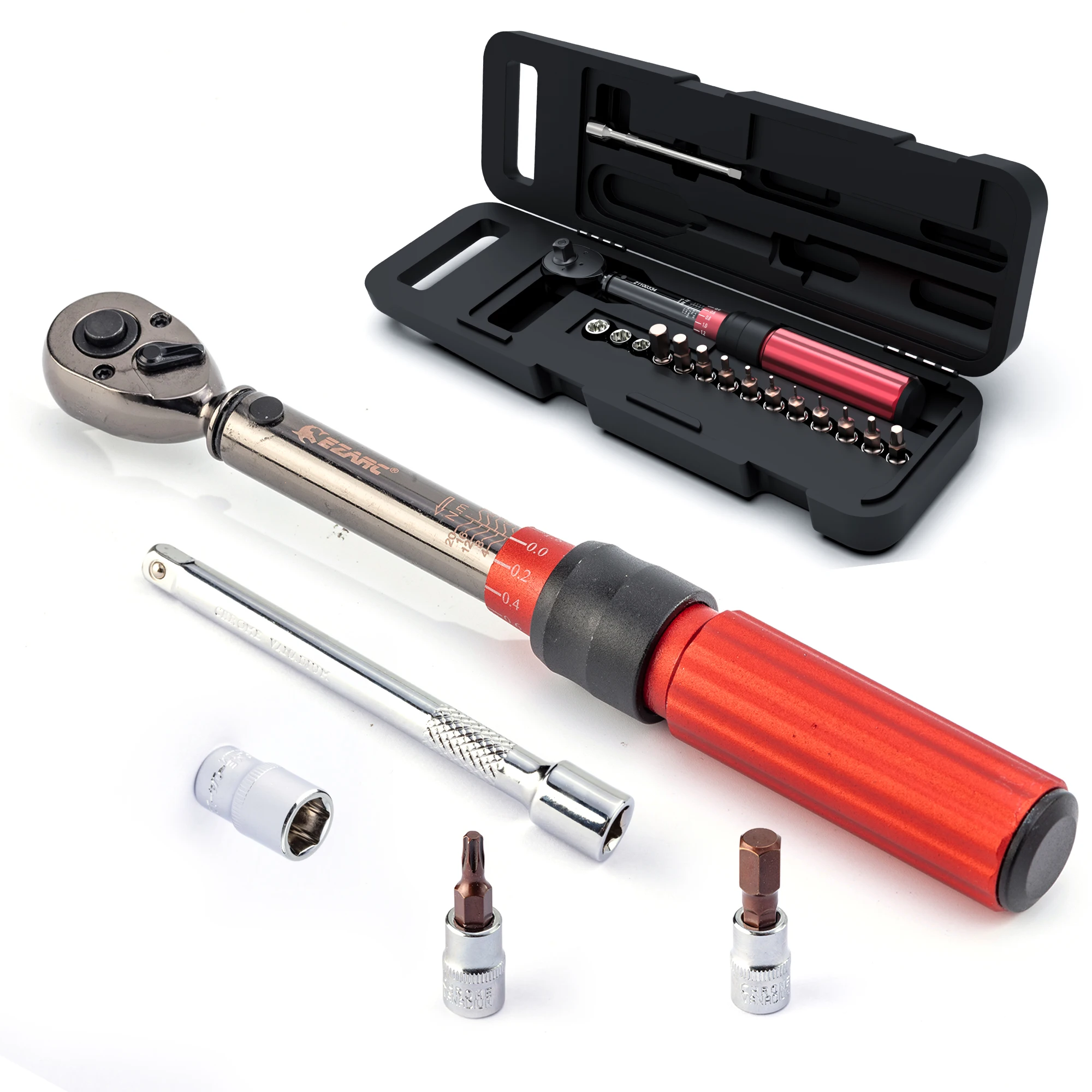 EZARC16pcs14TorqueWrenchSetwithDoubleScale220NmPrecise