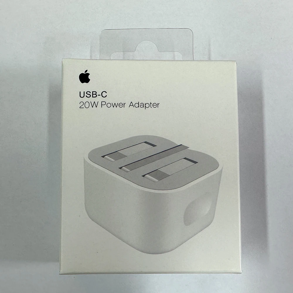 

Apple 20W USB-C Power Adapter - iPhone Charger with Fast Charging Capability, Type C Wall Charger For iphone 15 Pro Max UK/EU/US