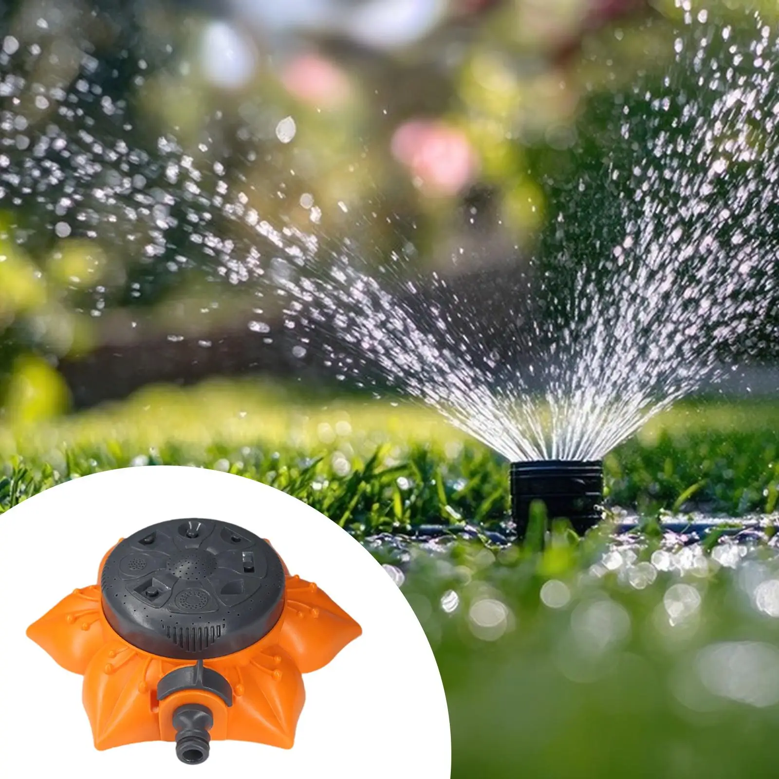 야드 스프링클러 조절식 정원 스프링클러 시스템 잔디밭 스프링클링 자동 급수 시스템 (정원 가꾸기 및 조경용)