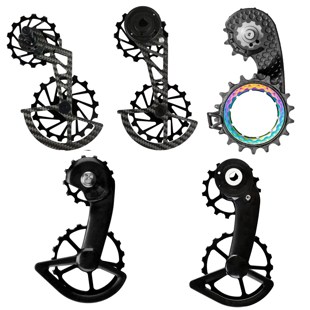 RoadbikeCScarbonfiberceramicsbearingGuidewheelRearpulleyfor