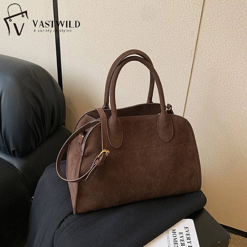 Women's Autumn Velvet Tote Bag Large Capacity