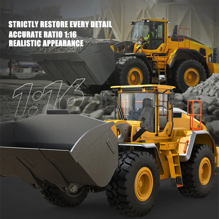 Pelle RC 1/16 Tout Métal Télécommandée - Excavator E592 Pro