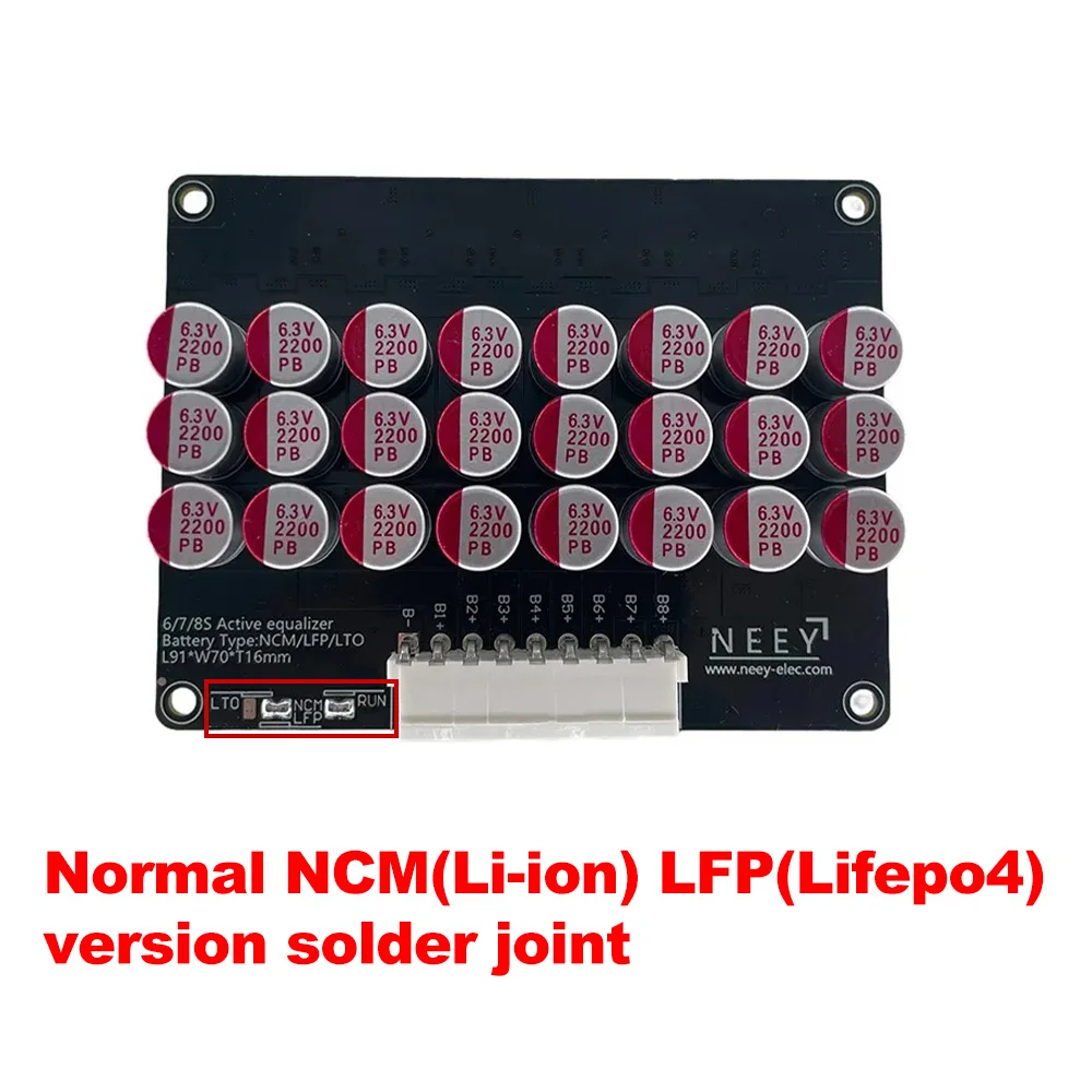 NEEY Active Equalizer Balancer 5A 3-4S 6-8S 12-16S Lifepo4/Li-Ion/LTO Batterie Energie Kondensator Lithium Li-Ion Lifepo4 Equalizer – Detail 3