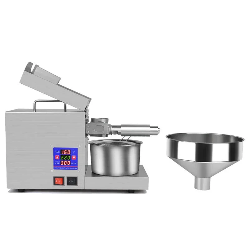 K38 Intelligent Temperature Control Household Oil Press 5-8KG/H Small Stainless Steel Commercial Oil Press Automatic oil press 2