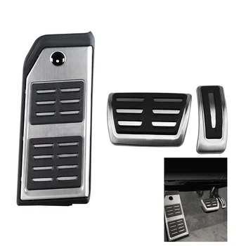 Auto Carburante Acceleratore Freno Poggiapiedi Pedali Piastra per Audi Q7 SQ7 Q8 2016-2019 per Porsche Cayenne 2018-2019 Accessori Auto