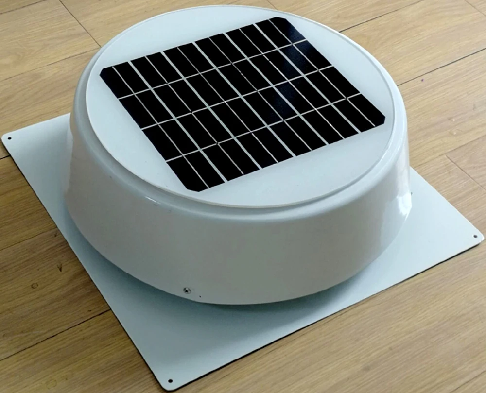 10W Solar Attic Fan Vent Roof Mounted Exhaust Ventilator 530CFM for  Greenhouse Garage Mobile Toilet Garden Residential House - AliExpress