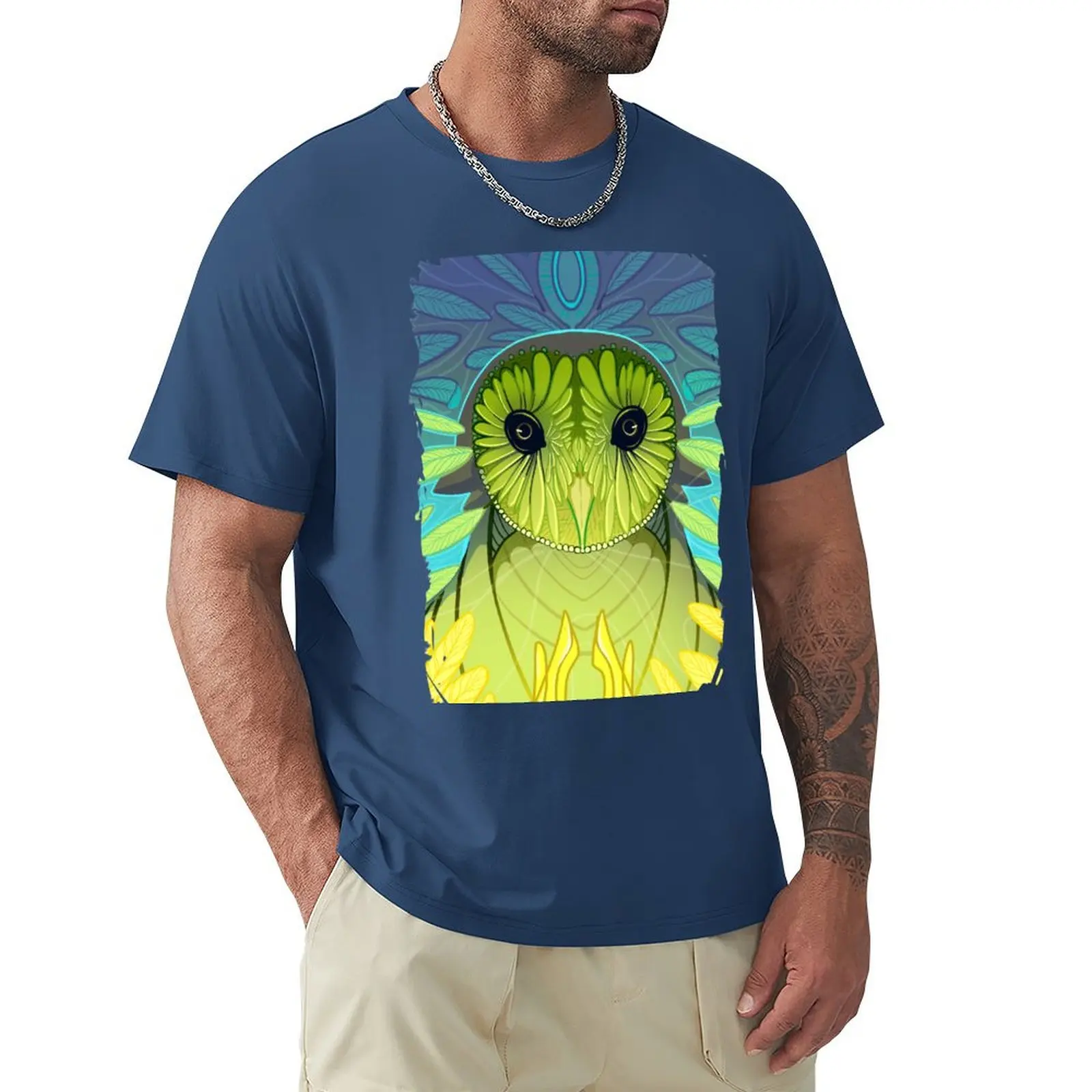 

The Owl T-shirt aesthetic clothes plain anime clothes Men's t shirts