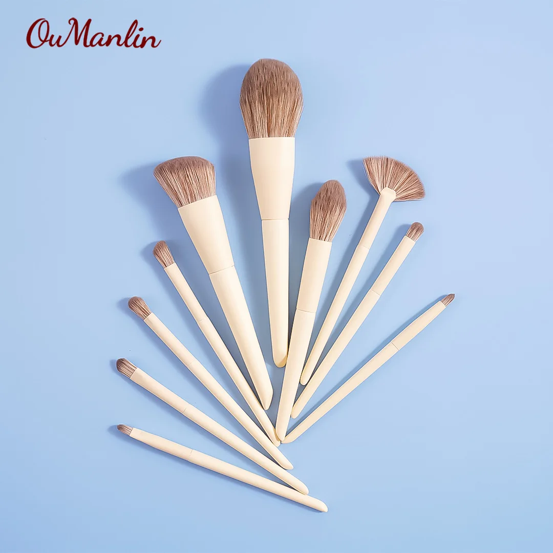 

Make-up Brush Set: Bionic Soft Powder Stucco Highlight Brush Fiber Fool Beginner's Handle Make-up Brush