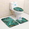 Cozy And Soft 3 Piece Fashion Bath Mat Set - Transform Bathroom Fashionable 3 Piece Bath Mat 4