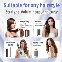 Brosse Sèche-Cheveux 6-en-1 220V, Kit Coiffant à Ions Négatifs, Styler à Air Chaud pour Ondulations Automatiques, Outils de Coiffure, Meilleur Cadeau pour Femme 4