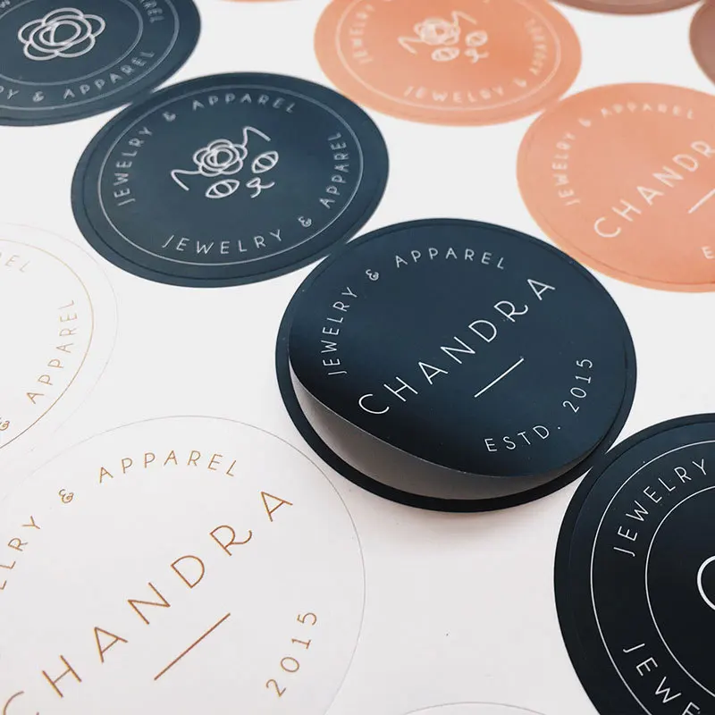 Custom Stickers 500PCS Custom Stickers Customized Logo Wedding Birthday Gift Box Stickers Design Your Own Personalize