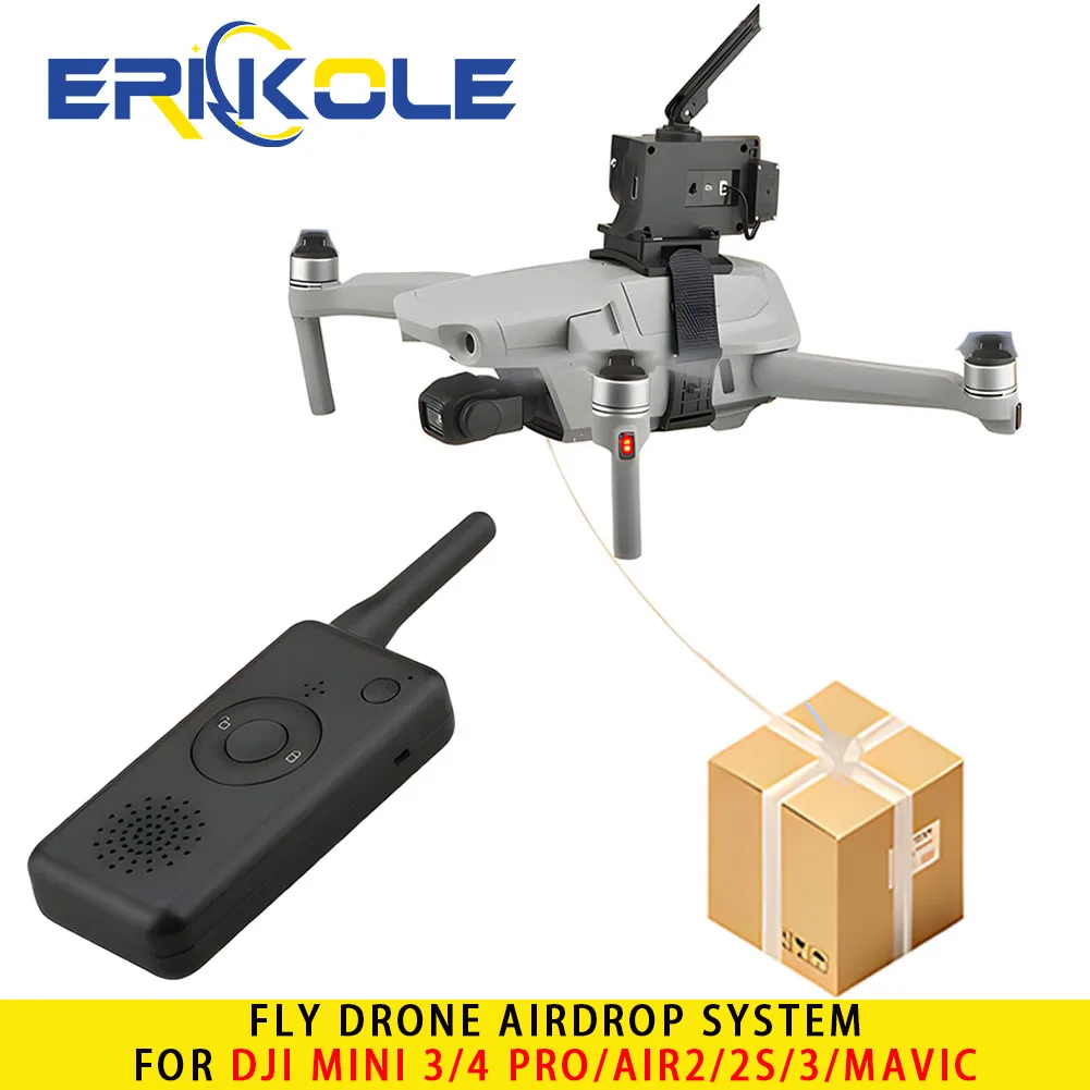 

Drone Airdrop System for Dji Mavic Mini 4 Pro/3 PRO/Air 3 Drone Payload Transport Delivery Device Rescue Supplies Accessories