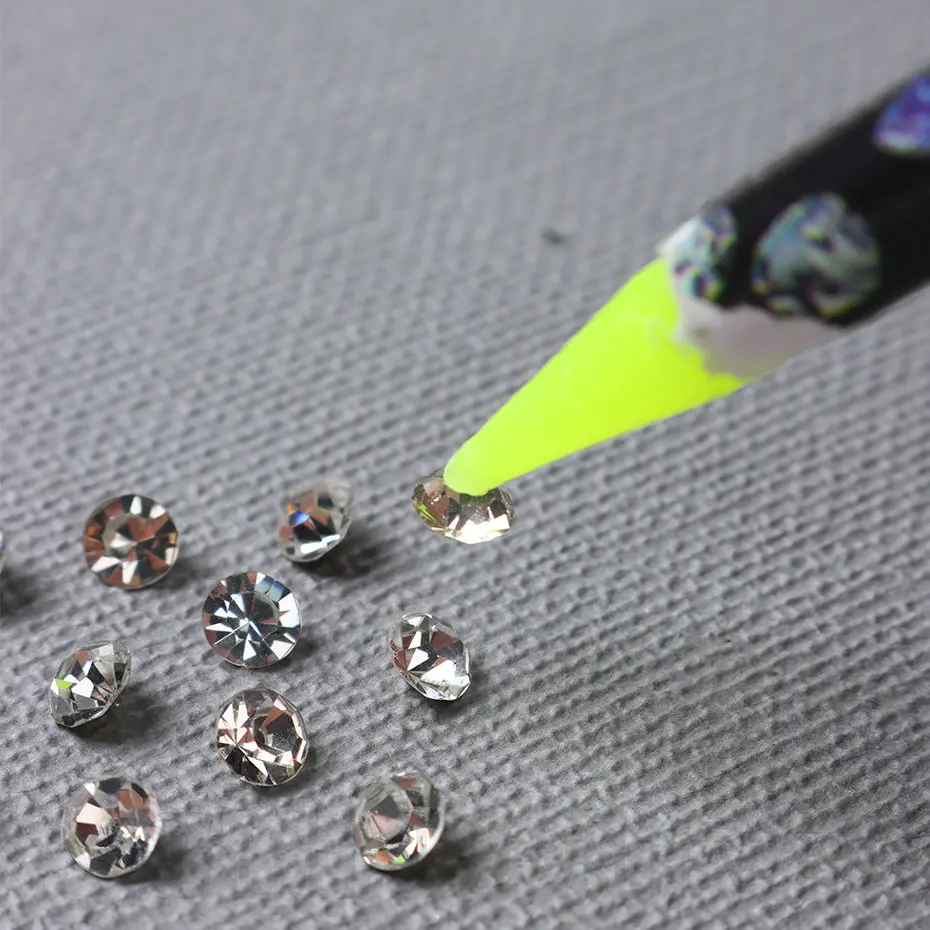 Nail Art Dotting Tool Nail Art Crystal Pick Up Pen Pencil Diamond Picker for Nails Manicure Accessories DIY Nail Rhinestone Deco 5