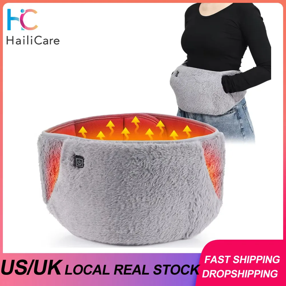 US Stock Cold-Proof Uterus Warming Belt, Heated Waist Warmer, Cold Protection Artifact, Graphene Heating, Hand Warming
