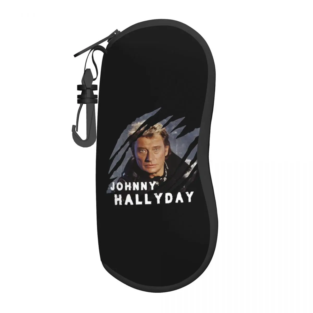 

Pop Singer Johnny Hallyday Glasses Case Travel Box Sunglasses Protector Anti-Pressure Glasses Box