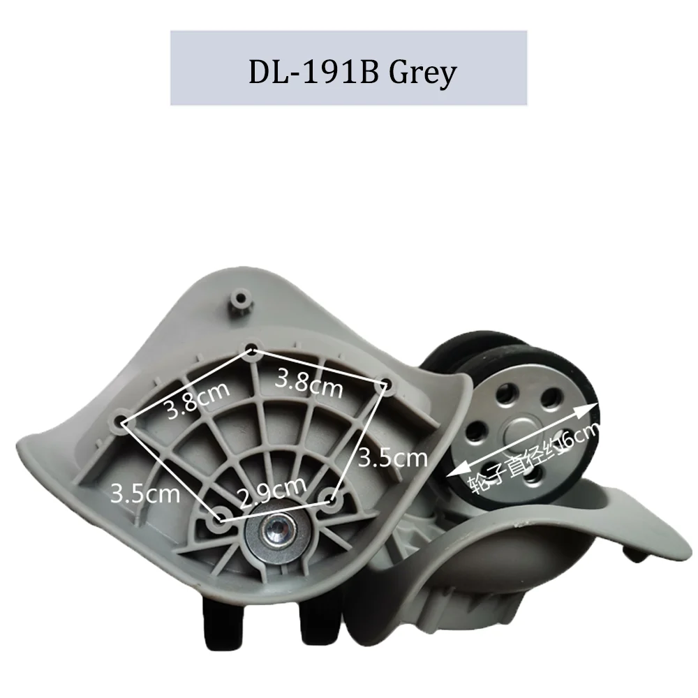 Suitable For DL-191B Nylon Luggage Wheel Trolley Case Wheel Pulley Sliding Casters Universal Wheel Repair Slient Wear-resistant