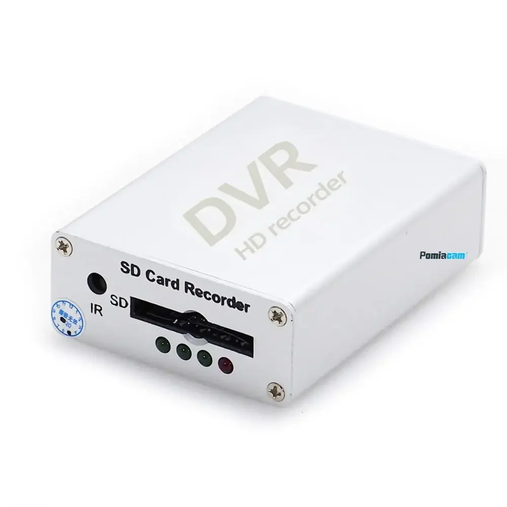 Fast deliver New 1Ch Mini DVR Support SD Card Real-time HD 1 Channel cctv DVR Video Recorder Board Video Compression Color White