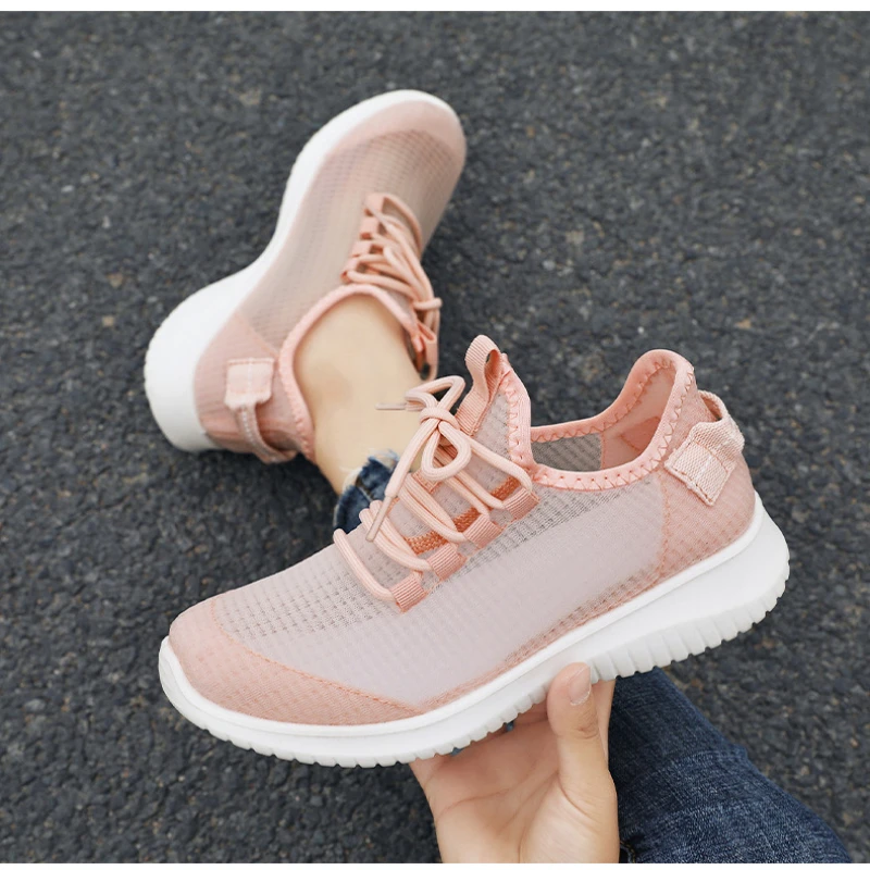 Women 2024 New Women's Shoes Instagram Versatile Casual Shoes Breathable, Lightweight, Comfortable Mesh Sports Shoes for Women