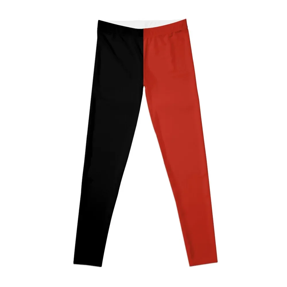 

Black and Red Leggings Tight fitting woman Women sportwear Women's sports pants Womens Leggings