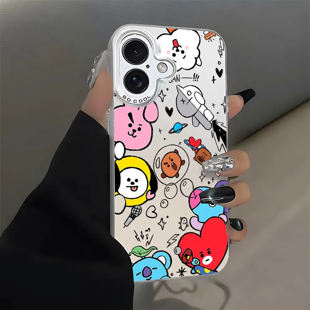 Cartoon Design BT21 Phone Case - Stylish and Durable Protection