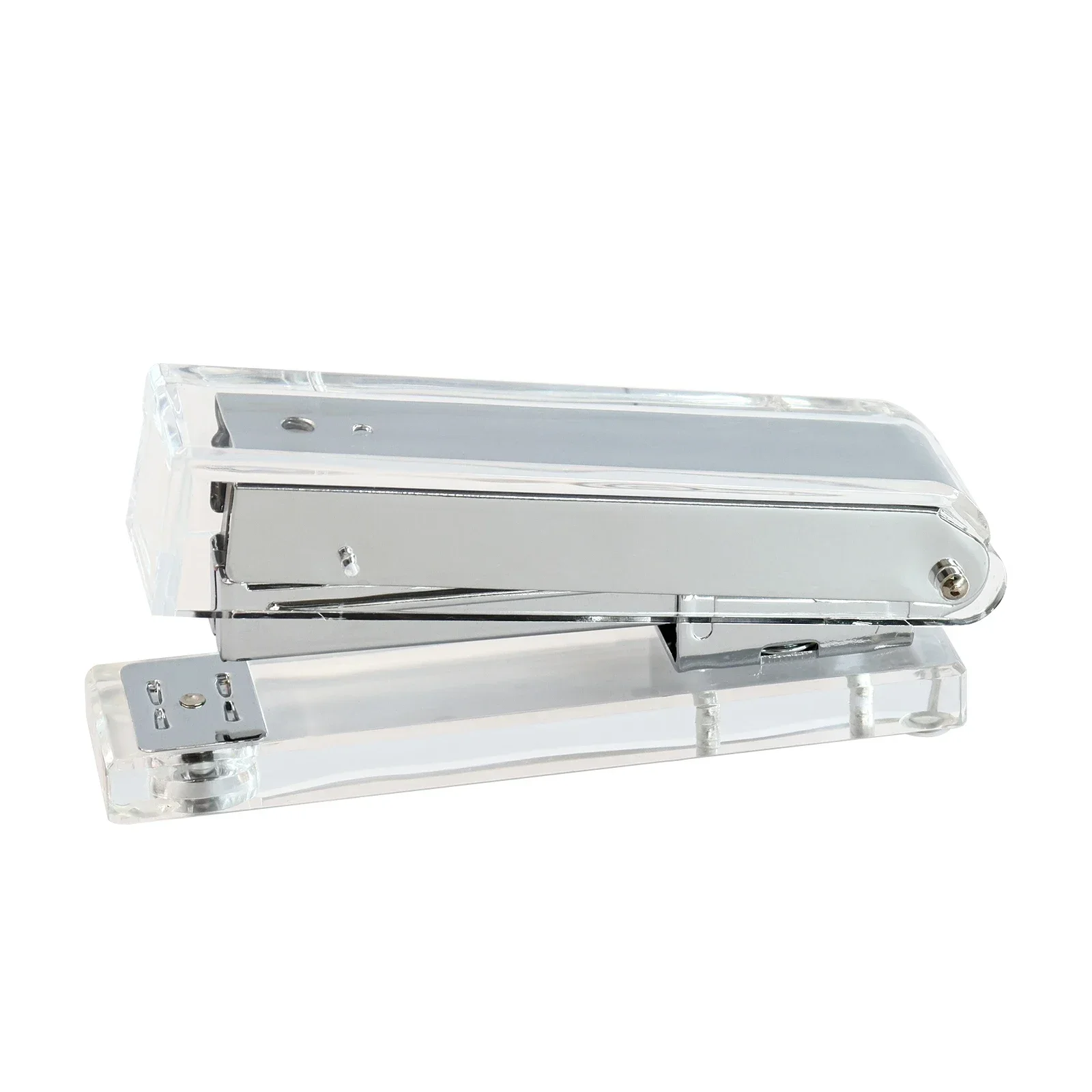 

Офисный сверхпрочный степлер, акриловые аксессуары для эксплуатации, прозрачный металлический многофункциональный корпус, домашний сердечник