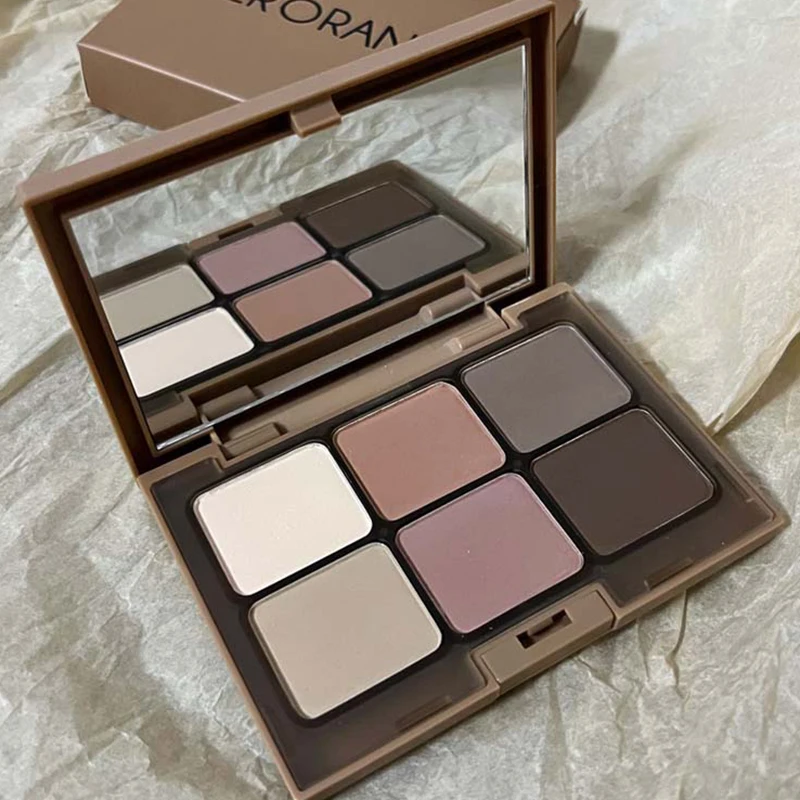 

Multi-purpose Eye Shadow Blush Palette 6 Colors Matte Contouring Eyebrow Powder Face Makeup Brighten Highlight Palette