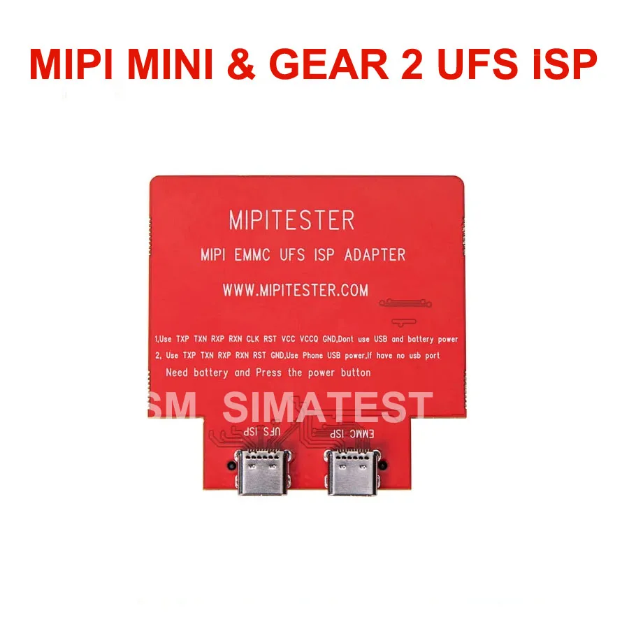 MIPI 박스 미니 & 기어 2 UFS ISP 키트 F64 ISP 어댑터