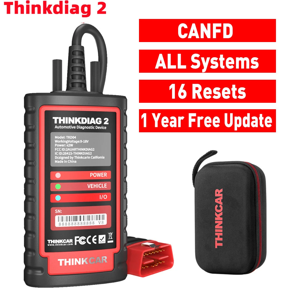 THINKDIAG 2 CANFD Protocol New Thinkdiag Full software Full System ECU